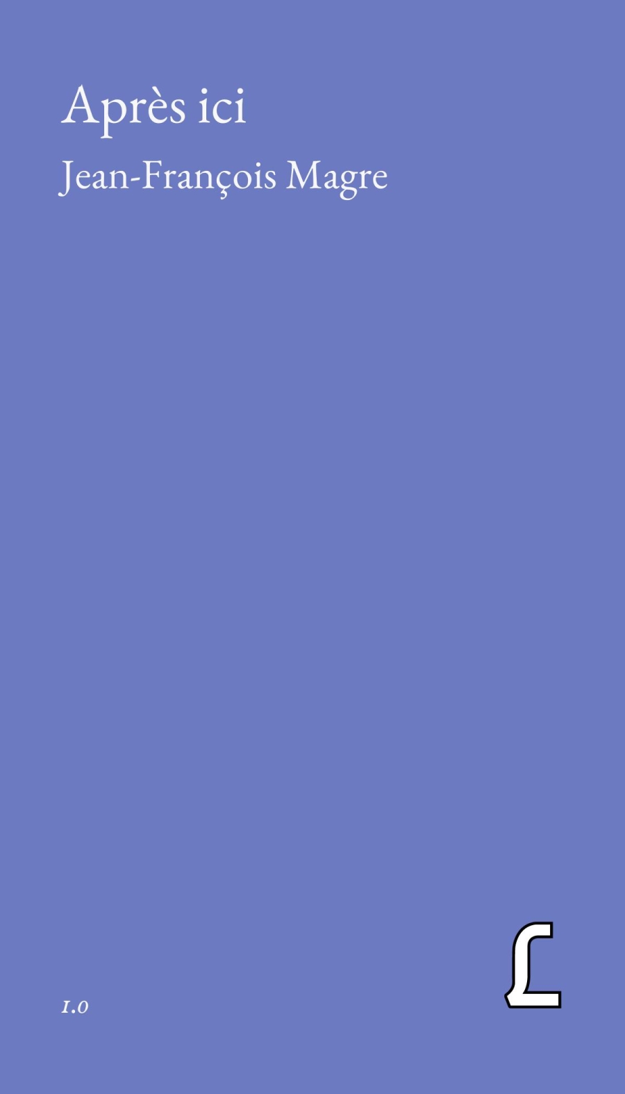 Recto couverture Après ici